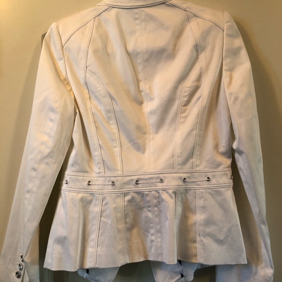 White House Black Market White Blazer size 8 - Picture 2 of 5